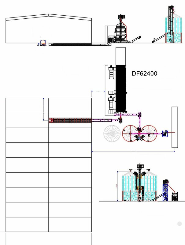 Grain handling plant drawings