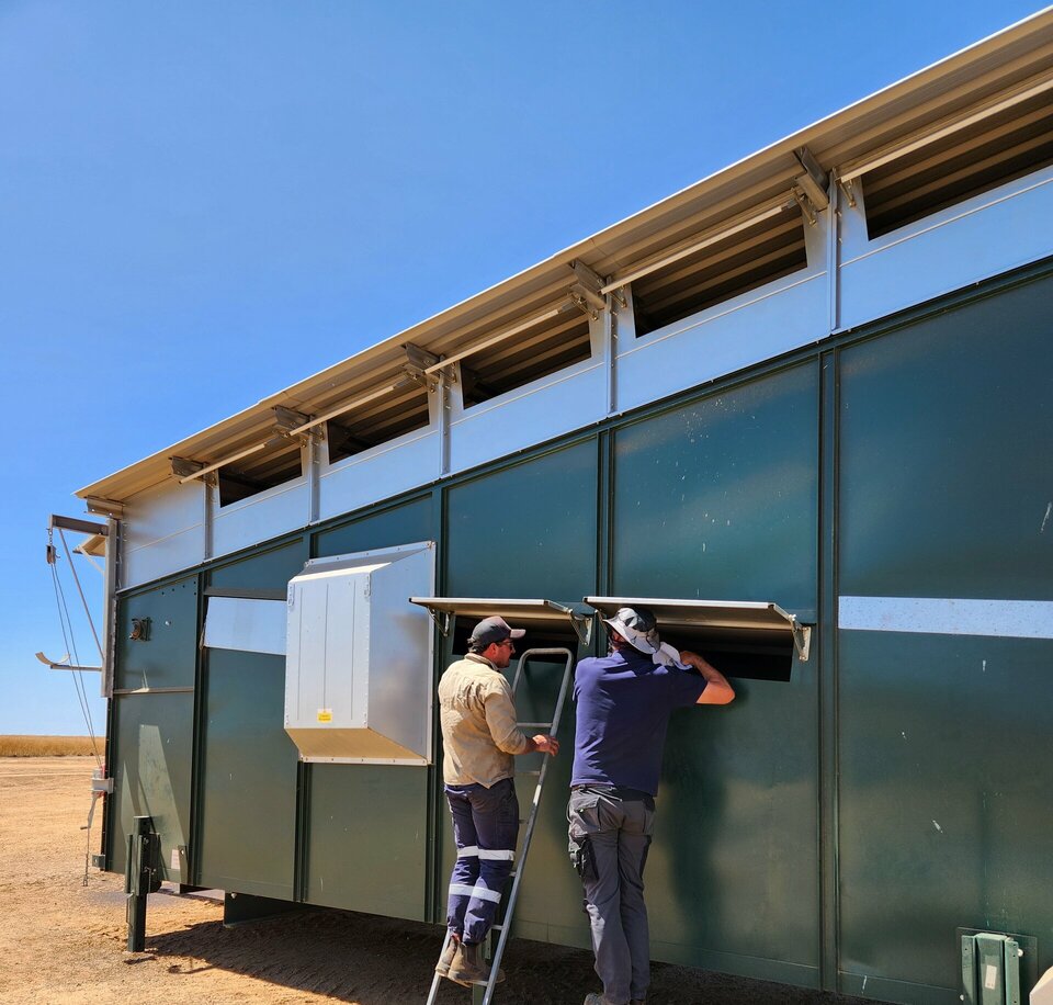 Drying Canola in an Alvan Blanch Dryer