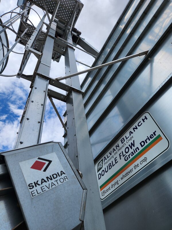 Grain Handling with Alvan Blanch Dryer in NSW